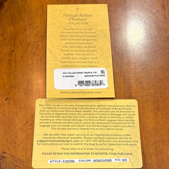 Patricia Nash Multicolor Floral Leather Shoulder Bag - Picture 8 of 10